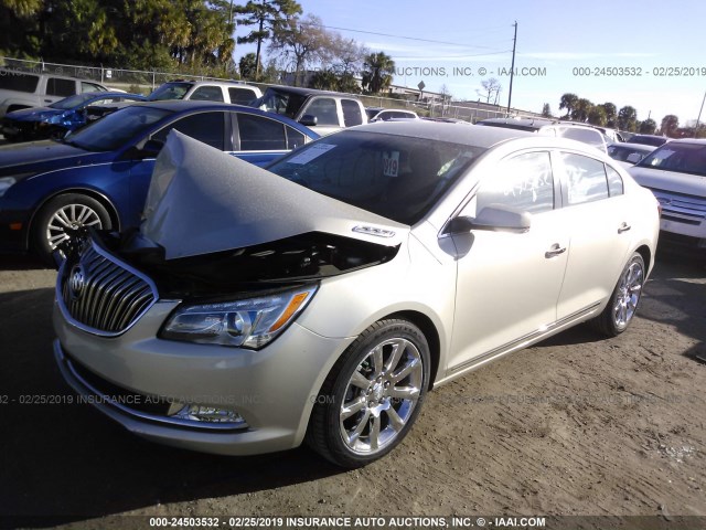 1G4GD5G34EF155909 - 2014 BUICK LACROSSE PREMIUM GOLD photo 2