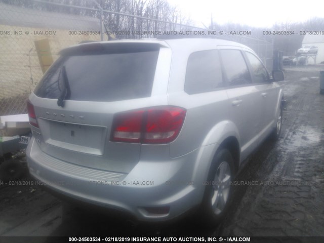 3C4PDDBG0CT132719 - 2012 DODGE JOURNEY SXT SILVER photo 4