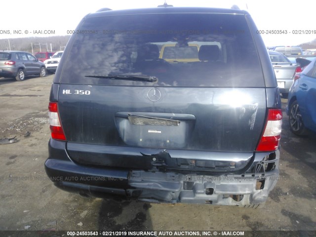 4JGAB57E83A414344 - 2003 MERCEDES-BENZ ML 350 Dark Blue photo 6