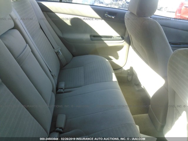 4T1BE32K25U555294 - 2005 TOYOTA CAMRY LE/XLE/SE SILVER photo 8