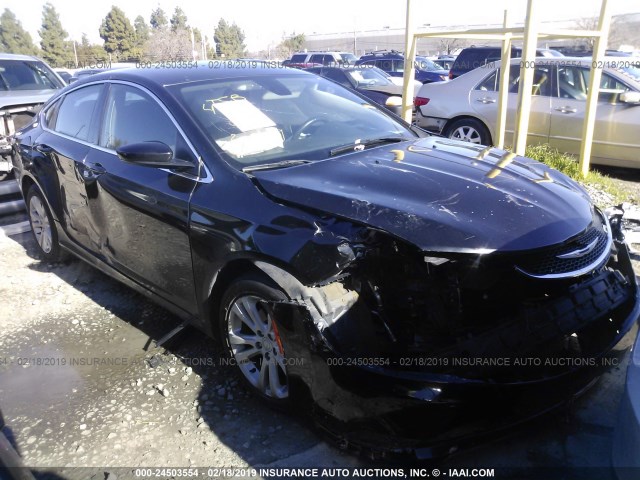 1C3CCCAB4GN154931 - 2016 CHRYSLER 200 LIMITED BLACK photo 1