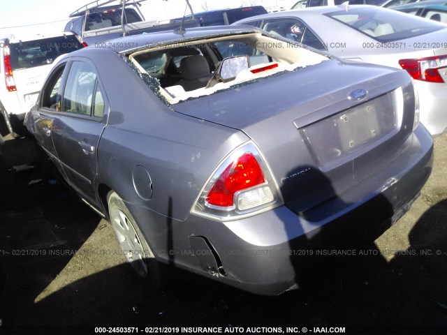 3FAHP06Z27R226822 - 2007 FORD FUSION S GRAY photo 3