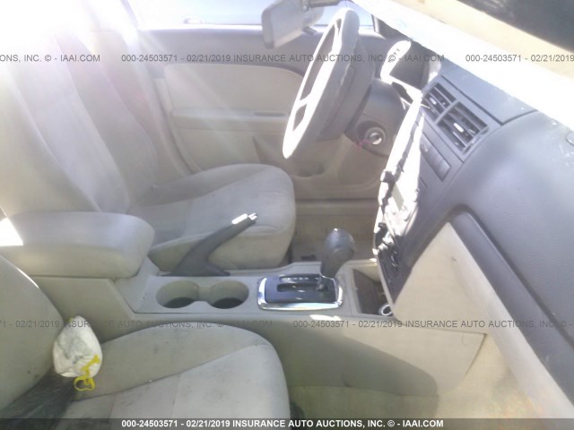 3FAHP06Z27R226822 - 2007 FORD FUSION S GRAY photo 5