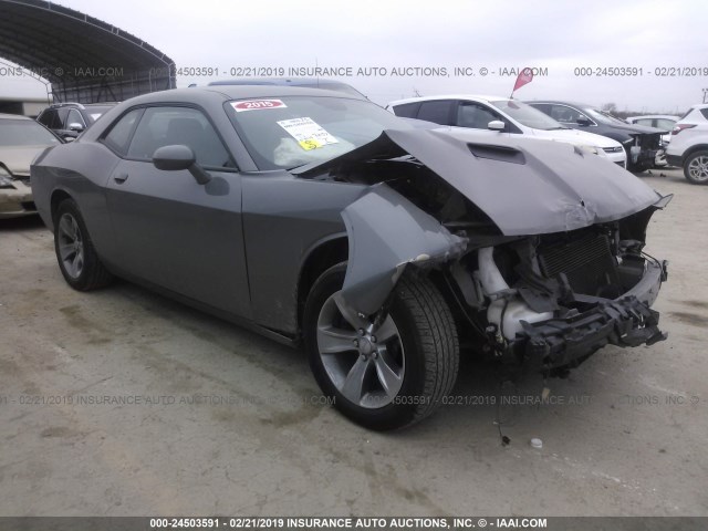 2C3CDZAGXHH658549 - 2017 DODGE CHALLENGER SXT GRAY photo 1