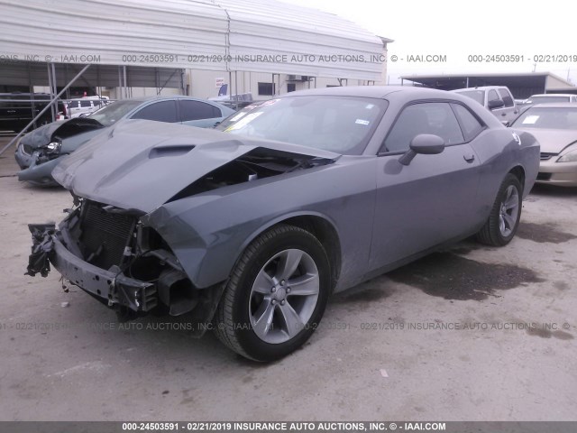 2C3CDZAGXHH658549 - 2017 DODGE CHALLENGER SXT GRAY photo 2