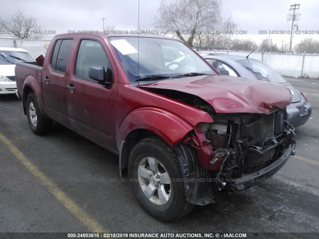 1N6AD0ER4CC477580 - 2012 NISSAN FRONTIER S/SV/SL/PRO-4X RED photo 1