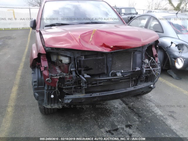 1N6AD0ER4CC477580 - 2012 NISSAN FRONTIER S/SV/SL/PRO-4X RED photo 6