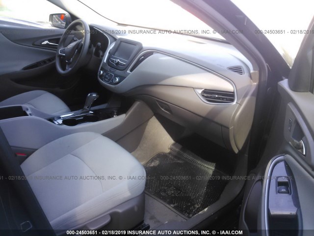 1G1ZB5ST6JF282268 - 2018 CHEVROLET MALIBU LS BLACK photo 5