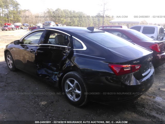 1G1ZB5ST6JF282268 - 2018 CHEVROLET MALIBU LS BLACK photo 6
