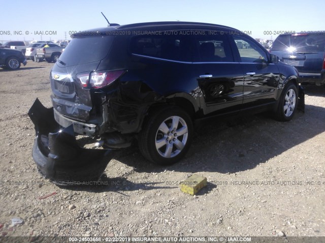 1GNKRGKD0HJ251038 - 2017 CHEVROLET TRAVERSE LT BLACK photo 4