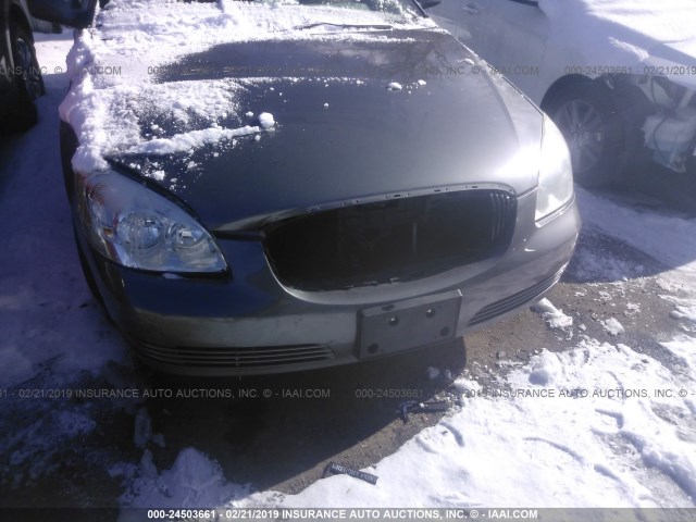 1G4HD57256U231405 - 2006 BUICK LUCERNE CXL GRAY photo 6