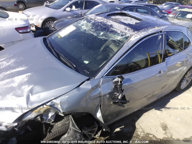 4T1BZ1HK5JU021314 - 2018 TOYOTA CAMRY XSE/XLE 银色 照片 6