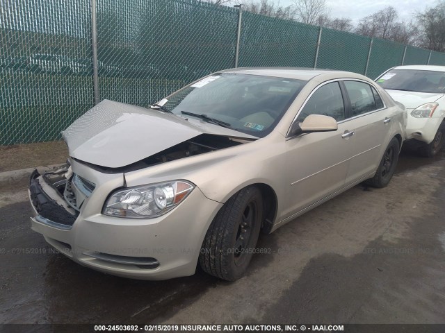 1G1ZC5E07CF220847 - 2012 CHEVROLET MALIBU 1LT 米色 照片 2