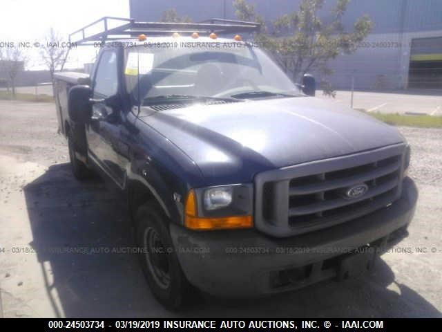 1FDSF34L21EC82235 - 2001 FORD F350 SRW SUPER DUTY BLUE photo 1