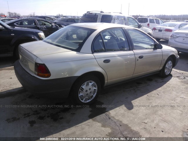 1G8ZH5282XZ248833 - 1999 SATURN SL1 GOLD photo 4