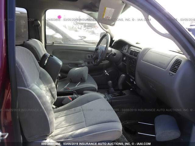 5TEHN72N32Z122313 - 2002 TOYOTA TACOMA DOUBLE CAB 红色 照片 5