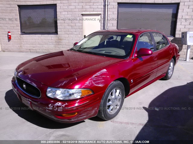 1G4HR54K44U132710 - 2004 BUICK LESABRE LIMITED RED photo 2