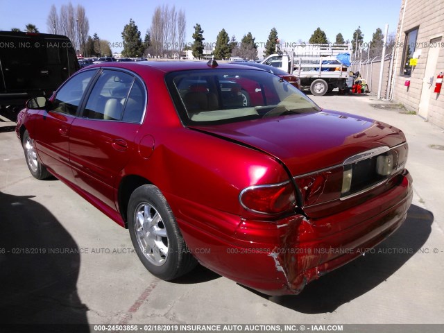 1G4HR54K44U132710 - 2004 BUICK LESABRE LIMITED RED photo 3