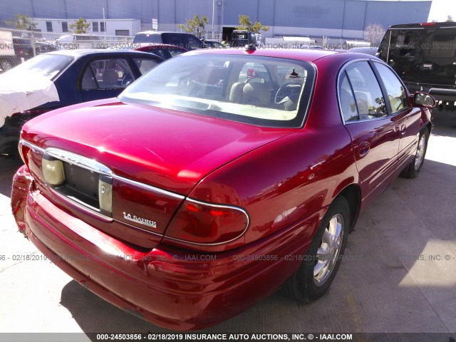 1G4HR54K44U132710 - 2004 BUICK LESABRE LIMITED RED photo 4