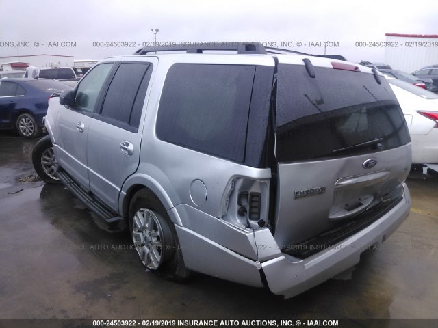 1FMJU1H59BEF40978 - 2011 FORD EXPEDITION XLT/KING RANCH SILVER photo 3