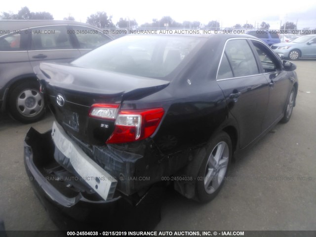 4T1BF1FK5CU536859 - 2012 TOYOTA CAMRY SE/LE/XLE 蓝色 照片 4