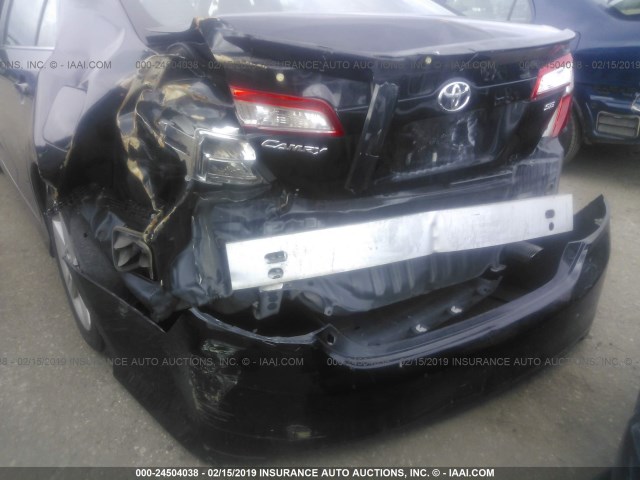 4T1BF1FK5CU536859 - 2012 TOYOTA CAMRY SE/LE/XLE 蓝色 照片 6