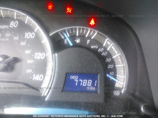 4T1BF1FK5CU536859 - 2012 TOYOTA CAMRY SE/LE/XLE 蓝色 照片 7