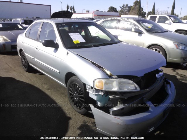 3N1CB51A53L557699 - 2003 NISSAN SENTRA GXE Light Blue photo 1