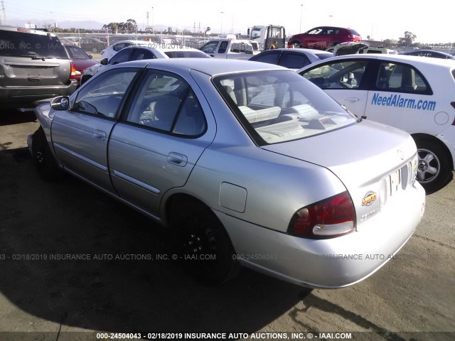 3N1CB51A53L557699 - 2003 NISSAN SENTRA GXE Light Blue photo 3