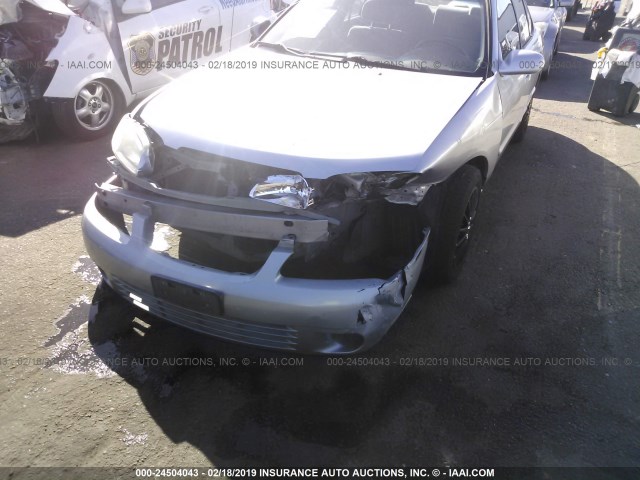 3N1CB51A53L557699 - 2003 NISSAN SENTRA GXE Light Blue photo 6