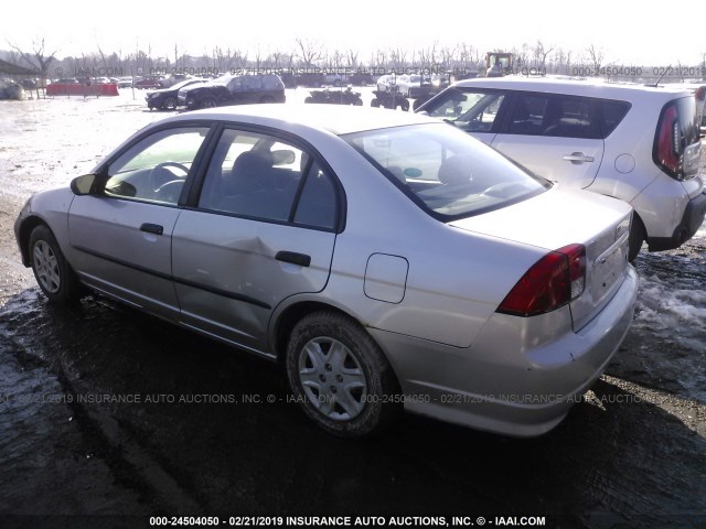 2HGES16375H013372 - 2005 HONDA CIVIC DX VP Gümüş foto 3