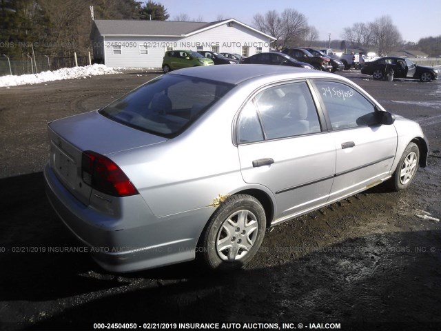 2HGES16375H013372 - 2005 HONDA CIVIC DX VP Gümüş foto 4