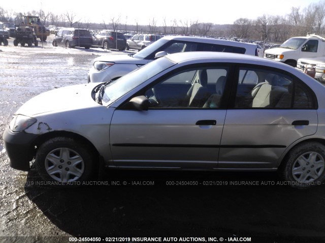 2HGES16375H013372 - 2005 HONDA CIVIC DX VP Gümüş foto 6