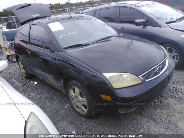 1FAFP31N87W307267 - 2007 FORD FOCUS ZX3/S/SE/SES BLACK photo 1