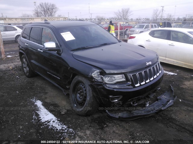 1C4RJFCG4EC177642 - 2014 JEEP GRAND CHEROKEE OVERLAND BLACK photo 6