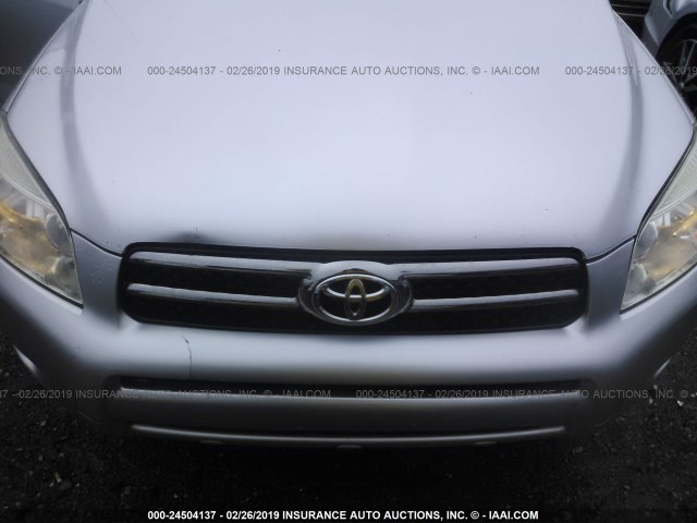 JTMZD31V966008806 - 2006 TOYOTA RAV4 LIMITED SILVER photo 10