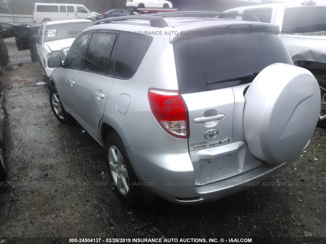 JTMZD31V966008806 - 2006 TOYOTA RAV4 LIMITED SILVER photo 3