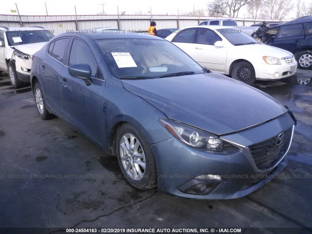 3MZBM1W74GM286754 - 2016 MAZDA 3 TOURING BLUE photo 1