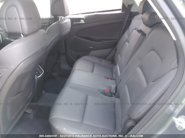 KM8J3CA22HU497842 - 2017 HYUNDAI TUCSON LIMITED/SPORT AND ECO/SE GRAY photo 8