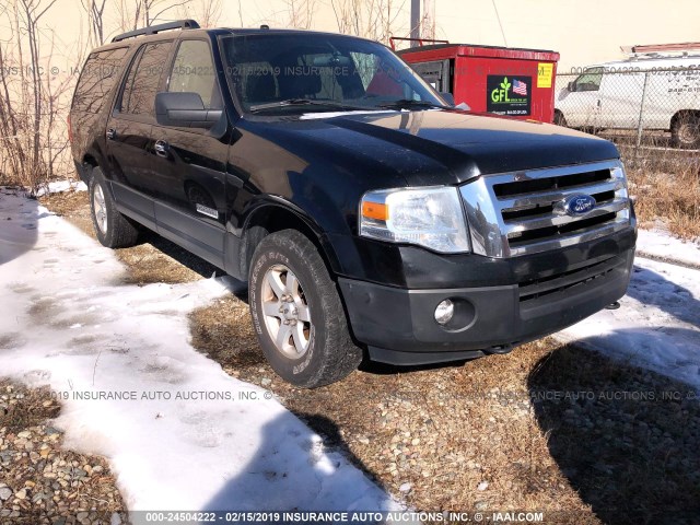 1FMFK16527LA30165 - 2007 FORD EXPEDITION EL XLT BLACK photo 1