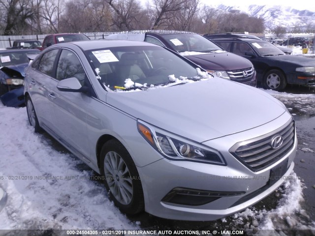 5NPE34AF7FH086880 - 2015 HYUNDAI SONATA SPORT/LIMITED SILVER photo 1