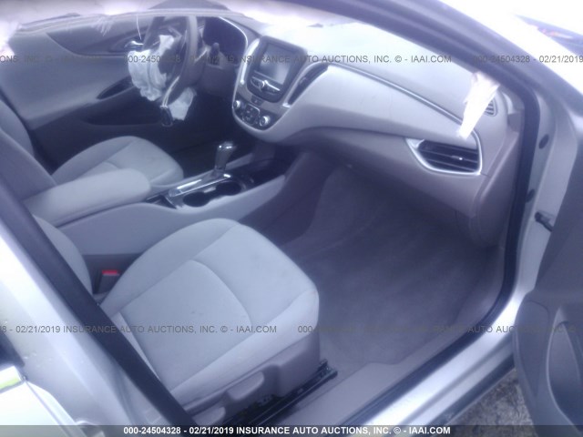 1G1ZB5ST2HF214740 - 2017 CHEVROLET MALIBU LS SILVER photo 5