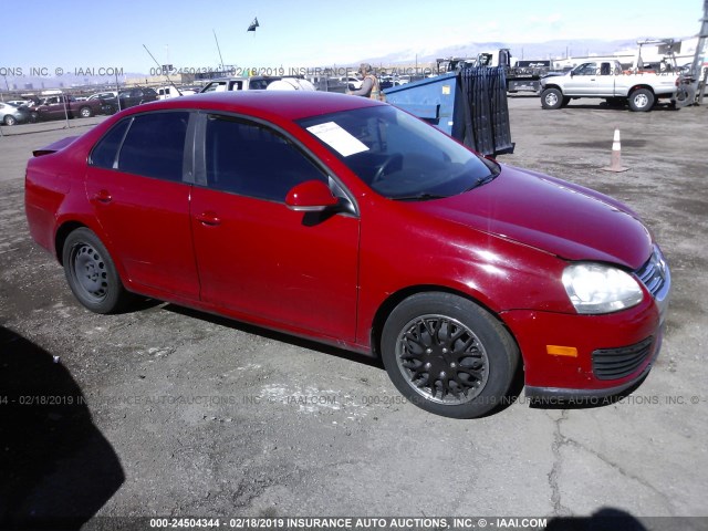 3VWPG71K67M088575 - 2007 VOLKSWAGEN JETTA 2.5 RED photo 1