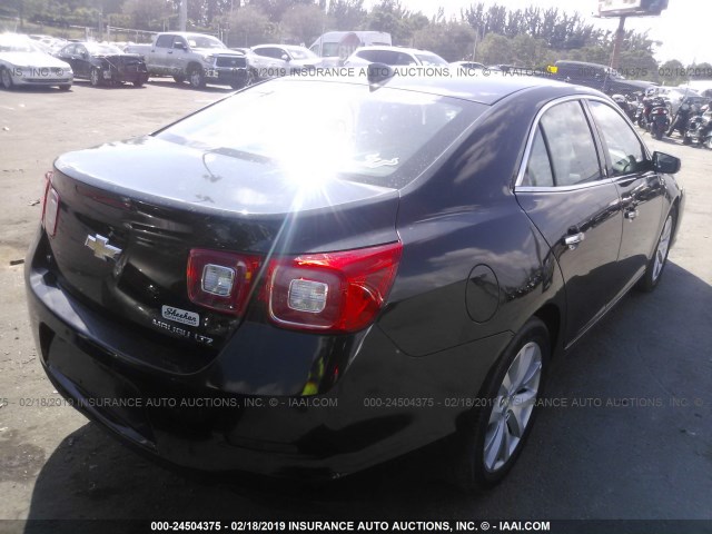 1G11F5SL2FF226577 - 2015 CHEVROLET MALIBU LTZ BLACK photo 4