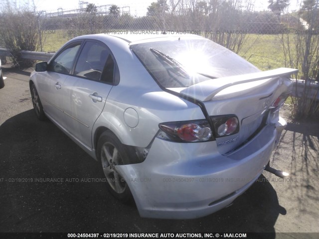 1YVHP84D765M65617 - 2006 MAZDA 6 S SILVER photo 3