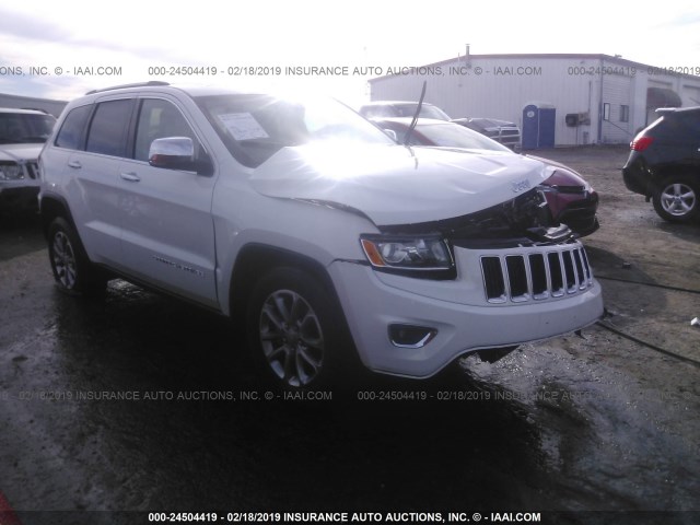 1C4RJEBG5GC448710 - 2016 JEEP GRAND CHEROKEE LIMITED WHITE photo 1