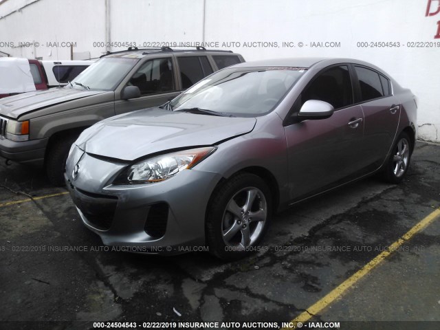 JM1BL1TG2D1824838 - 2013 MAZDA 3 I SILVER photo 2