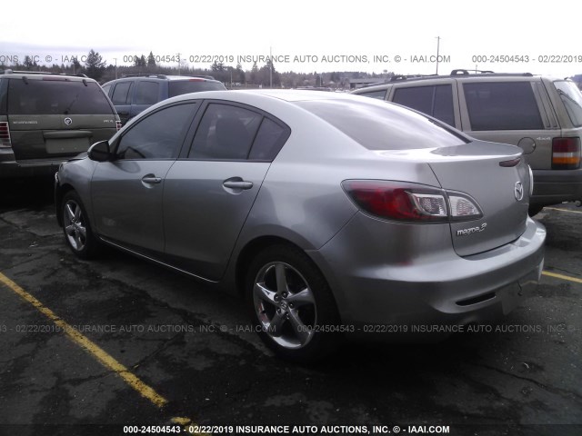 JM1BL1TG2D1824838 - 2013 MAZDA 3 I SILVER photo 3