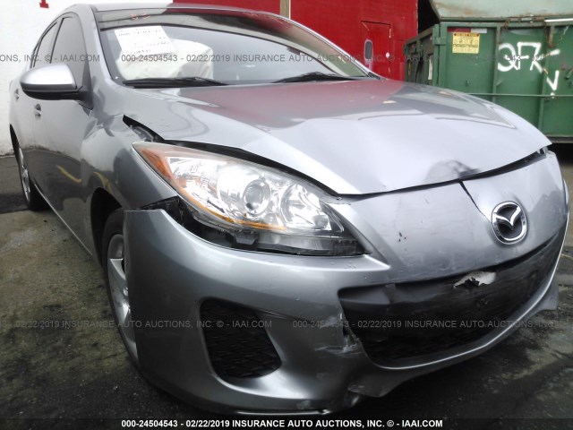 JM1BL1TG2D1824838 - 2013 MAZDA 3 I SILVER photo 6