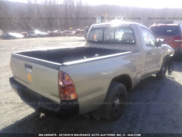 5TENX22N98Z568460 - 2008 TOYOTA TACOMA GOLD photo 4